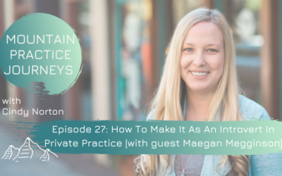 Episode 27: How To Make It As An Introvert & Highly Sensitive Therapist In Private Practice with guest Maegan Megginson