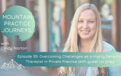 Episode 35: Overcoming Challenges As A Highly Sensitive Therapist In Private Practice with guest Liz Gray