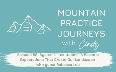 Episode 65: Systems, Institutions, & Societal Expectations That Create Our Landscape with guest Rebecca Lee